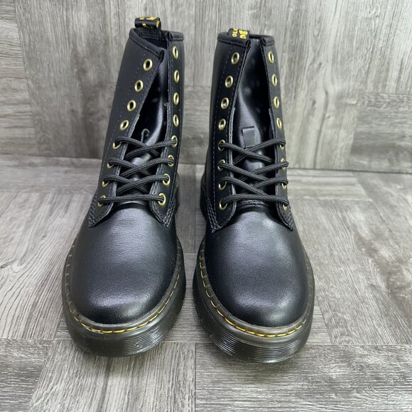 Dr. Marten's Zavala Women's size 6 Black Leather Combat Boots - Picture 3 of 8